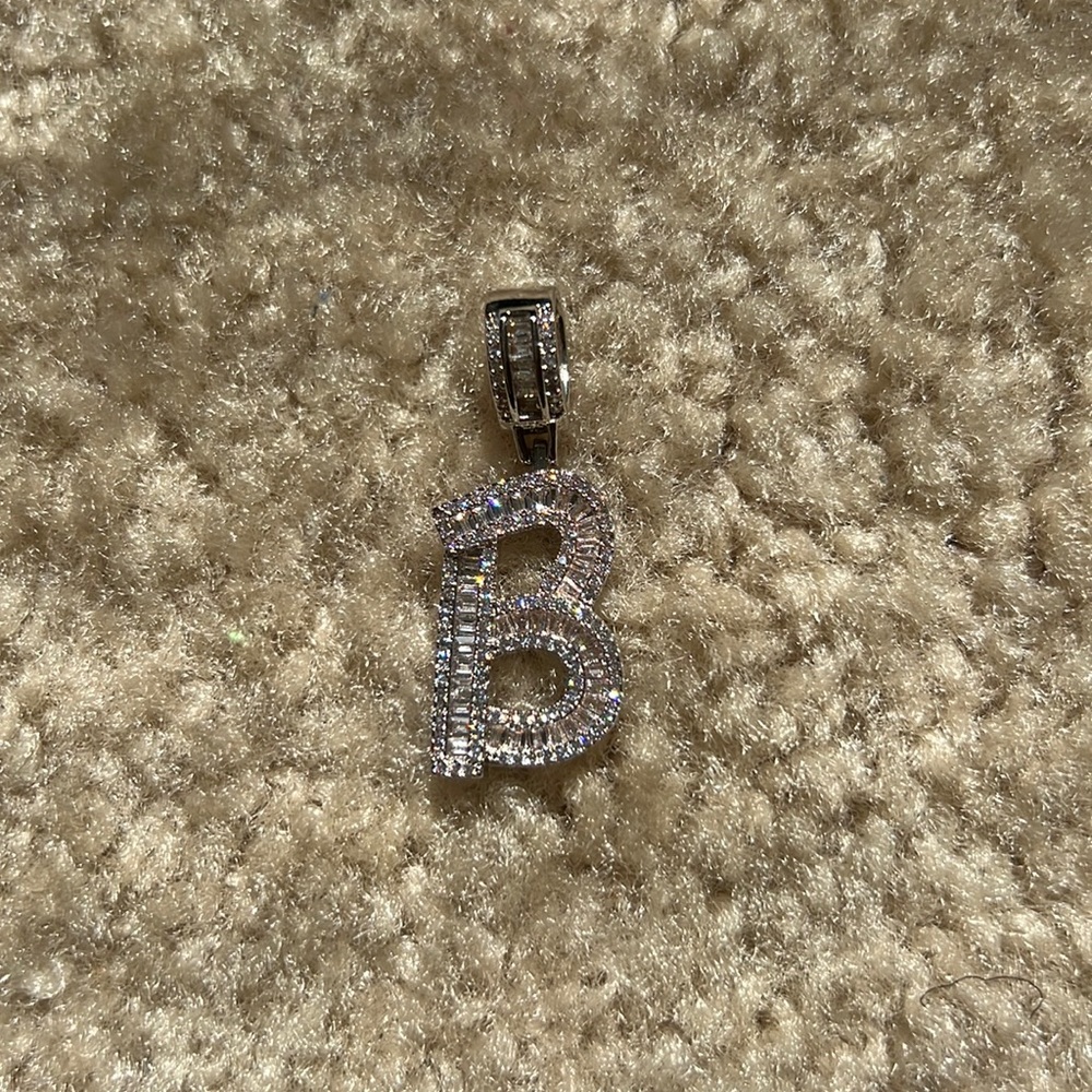 Gold Presidents Letter B Pendant